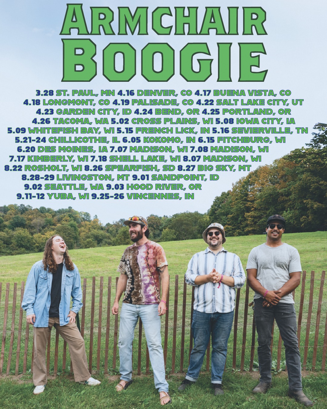 Armchair Boogie Tour Poster 2026